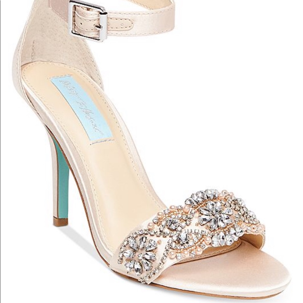 Betsey Johnson Blue Heels